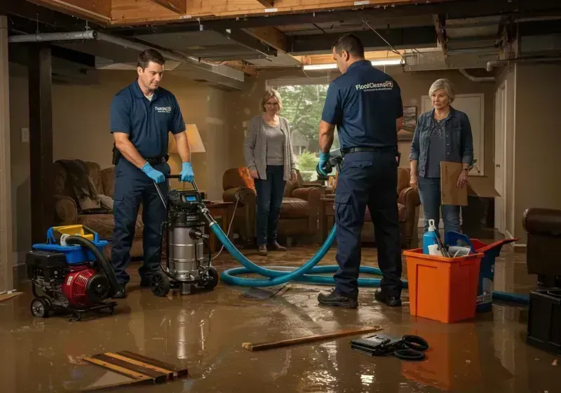 Basement Water Extraction and Removal Techniques process in Lake View, IA